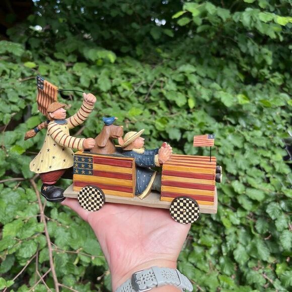 Williraye Studio 2001 "Star Spangled Derby" WW1330 Soap Box Racer USA July 4th - Picture 1 of 9